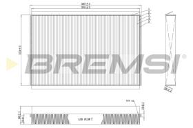 BREMS FC0857C - FILTRI ABITACOLO - CABIN FILTER