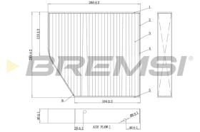 BREMS FC0875C - FILTRI ABITACOLO - CABIN FILTER