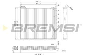 BREMS FC0878 - FILTRI ABITACOLO - CABIN FILTER