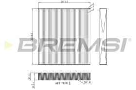 BREMS FC0881 - FILTRI ABITACOLO - CABIN FILTER