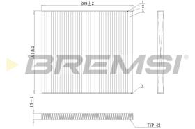 BREMS FC0883 - FILTRI ABITACOLO - CABIN FILTER