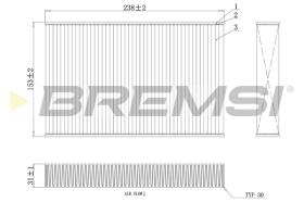 BREMS FC0885A - FILTRI ABITACOLO - CABIN FILTER