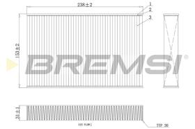 BREMS FC0885C - FILTRI ABITACOLO - CABIN FILTER