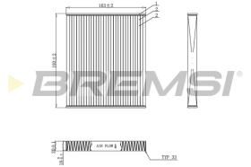 BREMS FC0887 - FILTRI ABITACOLO - CABIN FILTER