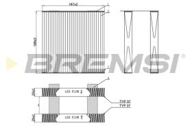 BREMS FC0892 - FILTRI ABITACOLO - CABIN FILTER