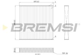 BREMS FC0892C - FILTRI ABITACOLO - CABIN FILTER