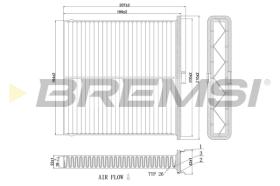 BREMS FC0896 - FILTRI ABITACOLO - CABIN FILTER