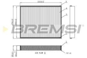 BREMS FC0900 - FILTRI ABITACOLO - CABIN FILTER