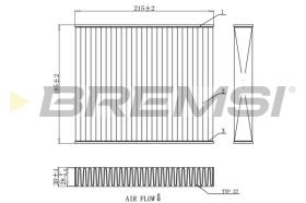 BREMS FC0910C - FILTRI ABITACOLO - CABIN FILTER