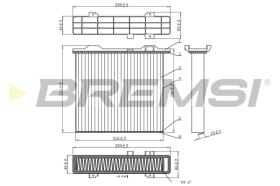 BREMS FC0911C - FILTRI ABITACOLO - CABIN FILTER