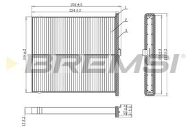 BREMS FC0919 - FILTRI ABITACOLO - CABIN FILTER