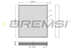 BREMS FC0920 - FILTRI ABITACOLO - CABIN FILTER