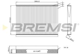 BREMS FC0929 - FILTRI ABITACOLO - CABIN FILTER