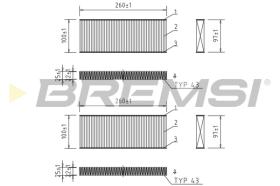 BREMS FC0938 - FILTRI ABITACOLO - CABIN FILTER