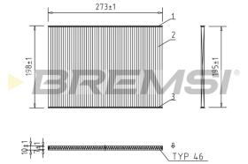 BREMS FC0944 - FILTRI ABITACOLO - CABIN FILTER