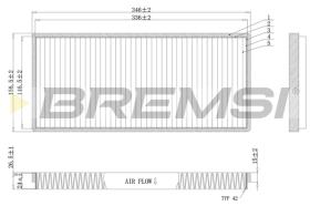 BREMS FC0956C - FILTRI ABITACOLO - CABIN FILTER