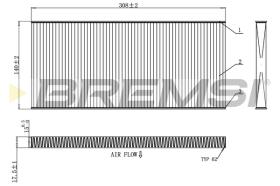 BREMS FC0958 - FILTRI ABITACOLO - CABIN FILTER