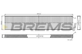 BREMS FC0960C - FILTRI ABITACOLO - CABIN FILTER