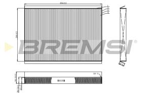 BREMS FC0962 - FILTRI ABITACOLO - CABIN FILTER