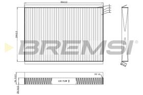 BREMS FC0962C - FILTRI ABITACOLO - CABIN FILTER