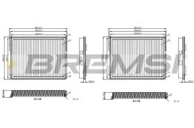 BREMS FC0968C - FILTRI ABITACOLO - CABIN FILTER