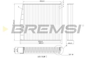 BREMS FC0976 - FILTRI ABITACOLO - CABIN FILTER