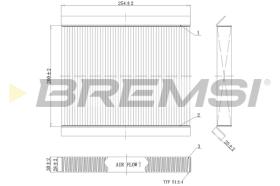 BREMS FC0978 - FILTRI ABITACOLO - CABIN FILTER