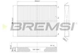 BREMS FC0978C - FILTRI ABITACOLO - CABIN FILTER