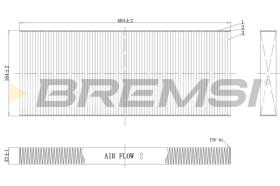 BREMS FC0984 - FILTRI ABITACOLO - CABIN FILTER