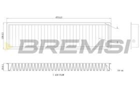 BREMS FC0986 - FILTRI ABITACOLO - CABIN FILTER