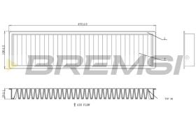 BREMS FC0986C - FILTRI ABITACOLO - CABIN FILTER