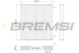 BREMS FC0988 - FILTRI ABITACOLO - CABIN FILTER