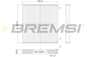 BREMS FC0988C - FILTRI ABITACOLO - CABIN FILTER