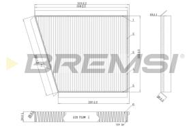 BREMS FC0991C - FILTRI ABITACOLO - CABIN FILTER