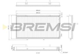 BREMS FC0998 - FILTRI ABITACOLO - CABIN FILTER