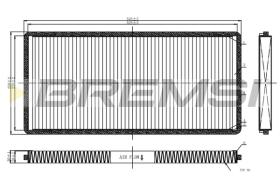 BREMS FC1326C - FILTRI ABITACOLO - CABIN FILTER