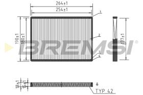 BREMS FC1334 - FILTRI ABITACOLO - CABIN FILTER