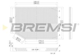 BREMS FC1542C - FILTRI ABITACOLO - CABIN FILTER