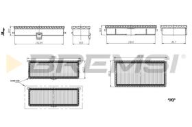 BREMS FC1557 - FILTRI ABITACOLO - CABIN FILTER