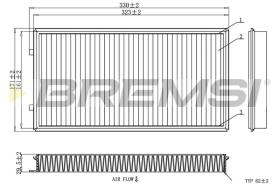 BREMS FC1913 - FILTRI ABITACOLO - CABIN FILTER