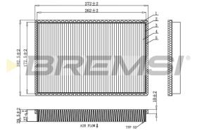 BREMS FC1927 - FILTRI ABITACOLO - CABIN FILTER