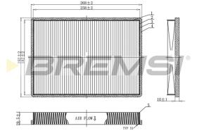 BREMS FC1941 - FILTRI ABITACOLO - CABIN FILTER