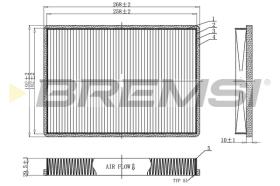 BREMS FC1941C - FILTRI ABITACOLO - CABIN FILTER