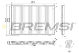 BREMS FC1946 - FILTRI ABITACOLO - CABIN FILTER