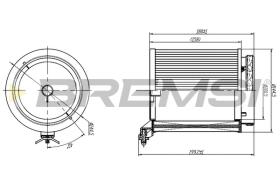 BREMS FC1950 - FILTRI ABITACOLO - CABIN FILTER