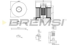 BREMS FE0040 - FILTRO CARBURANTE - FUEL FILTER