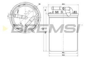 BREMS FE0043 - FILTRO CARBURANTE - FUEL FILTER