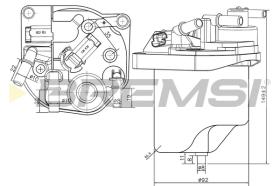 BREMS FE0223 - FILTRO CARBURANTE - FUEL FILTER