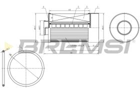 BREMS FE0333 - FILTRO CARBURANTE - FUEL FILTER