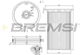 BREMS FE0341 - FILTRO CARBURANTE - FUEL FILTER